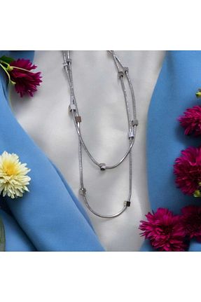 گردنبند استیل ( فولاد ) زنانه استیل (فولاد) feyza collection - کد 888457508