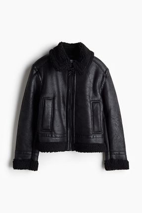 پالتو مشکی زنانه رگولار H&M - کد 874600768