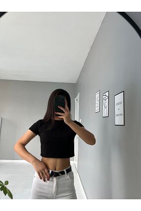 بلوز مشکی زنانه ساده ZEGE MODA - کد 888465565