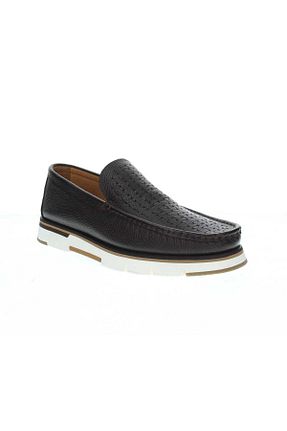 کفش کژوال قهوه ای مردانه پاشنه کوتاه (1 - 4 سانتی متر) GROZ STORE - کد 888493817