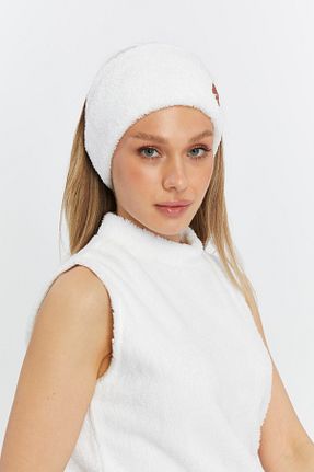باندانا سفید پلی استر fluffıly pamper yourself - کد 888848424