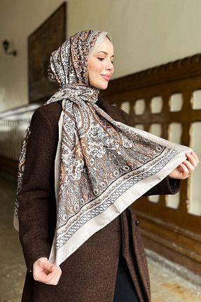 شال رنگی زنانه Kesik Elyaf Sultan - کد 888514248
