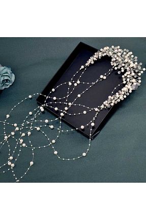 سایر اکسسوری مو سفید زنانه سنگ کریستال ROSAMOR - کد 888857494