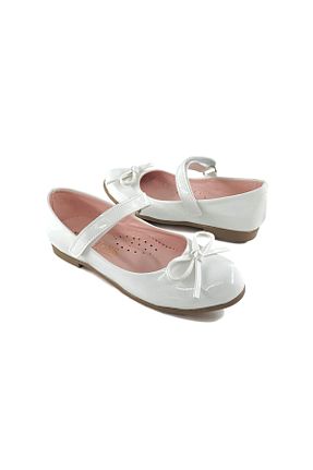بابت سفید بچه گانه چرم لاکی BDKButik - کد 820343079