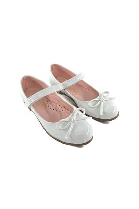 بابت سفید بچه گانه چرم لاکی BDKButik - کد 820343079