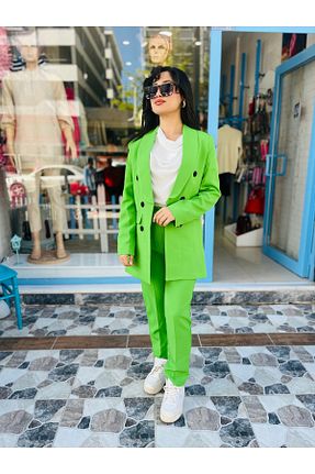 ست بالاتنه و پائین تنه سبز زنانه بافتنی Yeşim Boutique - کد 888832711