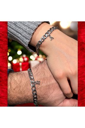 دستبند استیل (فولاد) زنانه استیل ضد زنگ derokas - کد 888552937