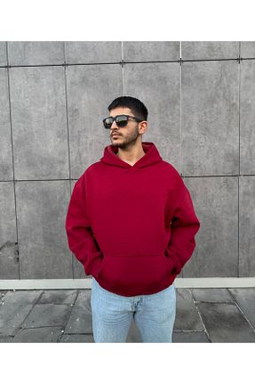 سوئیشرت زرشکی زنانه ساده MODA - کد 888561700