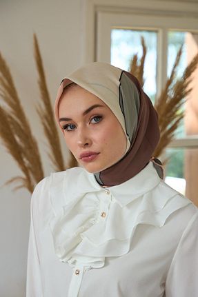 روسری صورتی پنبه پلی استر İpekhan - کد 832757978