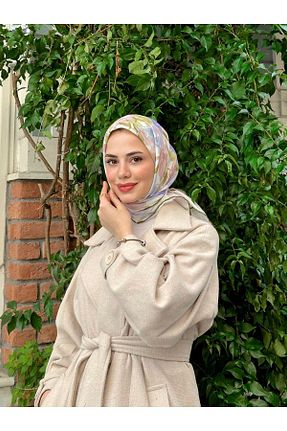 روسری نباتی پنبه پلی استر İpekhan - کد 768010174