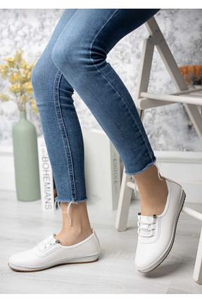 بابت سفید زنانه چرم مصنوعی BERASHOES - کد 888590603