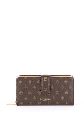 کیف پول قهوه ای زنانه سایز متوسط Pierre Cardin - کد 885919906
