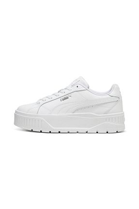 کفش اسنیکر سفید زنانه بند دار Puma - کد 838693070