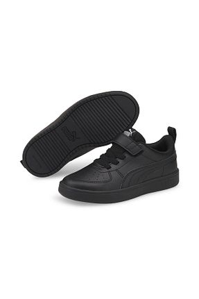 کفش اسنیکر مشکی بچه گانه چرم مصنوعی Puma - کد 458838786