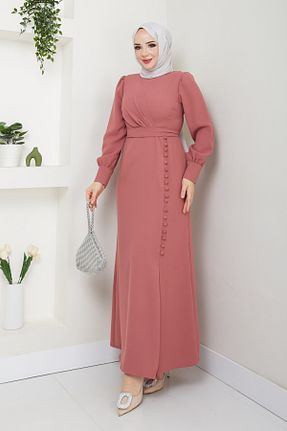 لباس حجاب بژ زنانه رگولار akabe - کد 886731211