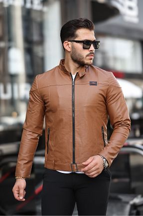 کت قهوه ای مردانه اسلیم MARTİNO LİFE - کد 886733625