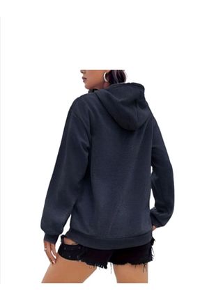 سوئیشرت طوسی زنانه ساده Atlantic - کد 886756841