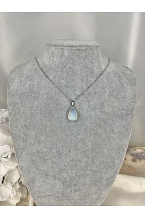 گردنبند جواهر آبی زنانه سنگ طبیعی Elifsu Jewelry - کد 886776365