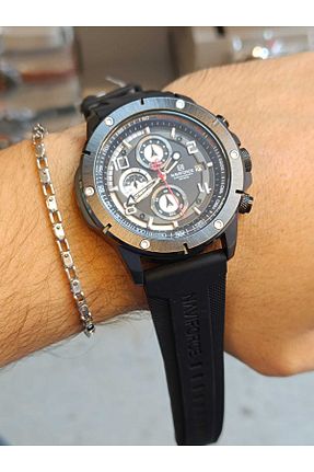 ساعت مچی مشکی مردانه 41-45 میلی متر Naviforce - کد 886775415