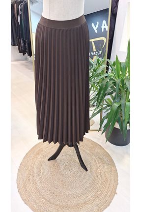 کت حجاب قهوه ای زنانه رگولار Invee - کد 886820649