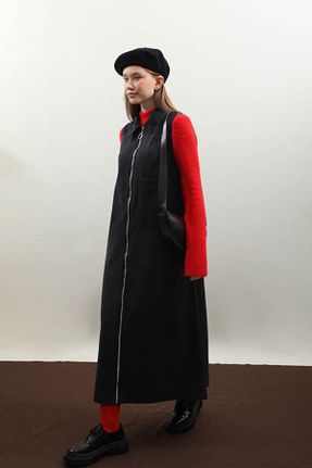 لباس حجاب مشکی زنانه اورسایز ZÜLAYS - کد 886789626