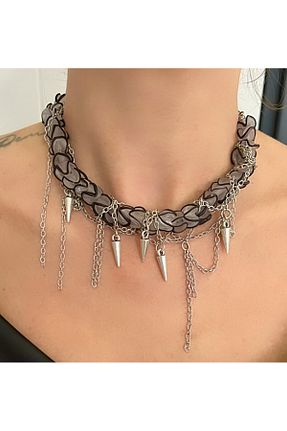 گردنبند جواهر مشکی زنانه Kutcha Accessories - کد 886810334