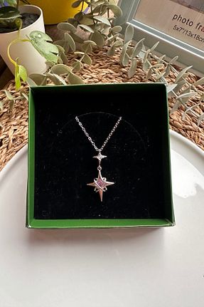 گردنبند استیل ( فولاد ) زرد زنانه استیل (فولاد) The Simu - کد 880062933