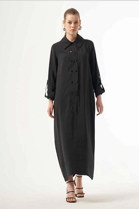 لباس مشکی زنانه بافتنی Nuss - کد 886812277