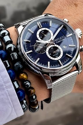 ساعت مچی آبی مردانه 41-45 میلی متر Ferrucci - کد 886811570