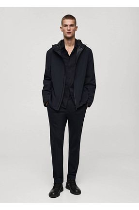 بابت مشکی مردانه پارچه ای MANGO Man - کد 886832058