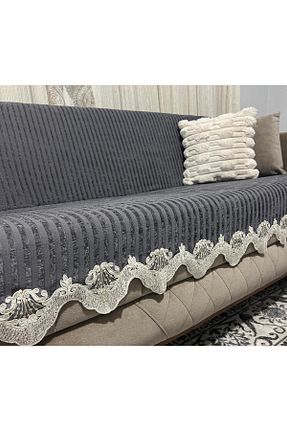 کاور مبل طوسی مخمل Salteks - کد 887002041