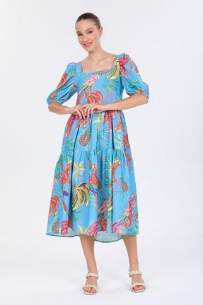 لباس آبی زنانه بافتنی Reji - کد 886933205