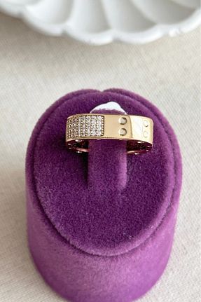 انگشتر استیل (فولاد) طلائی زنانه استیل (فولاد) MODA - کد 886949011