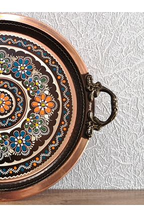 سینی رنگی مس COPPERMALL HANDMADE - کد 886978387