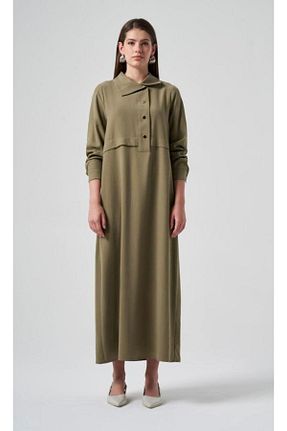 لباس خاکی زنانه بافتنی Nuss - کد 822460766