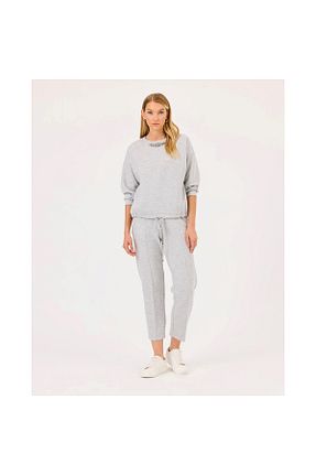 شلوار طوسی زنانه بافتنی SEÇİL - کد 886999345