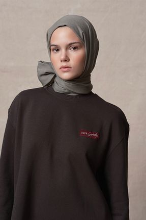 شال سبز زنانه ویسکون Qef - کد 887012282