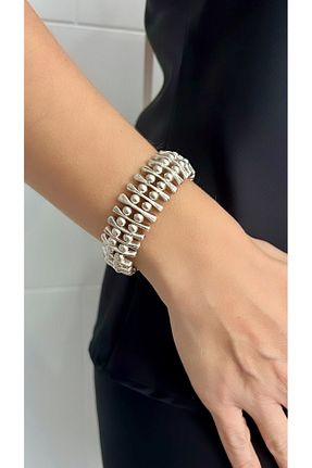 دستبند جواهر زنانه روکش نقره Kutcha Accessories - کد 887023018