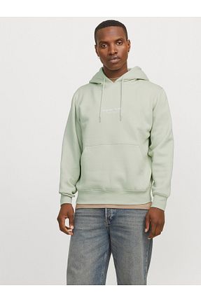 سوئیشرت سبز مردانه ساده Jack & Jones - کد 888636459