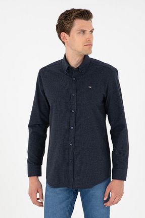 پیراهن سرمه ای مردانه رگولار U.S. Polo Assn. - کد 887084473