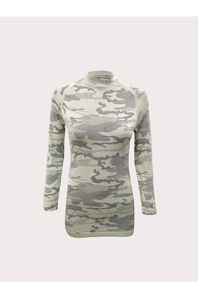بادی اسپرت خاکی زنانه پلی آمید baim - کد 887071826