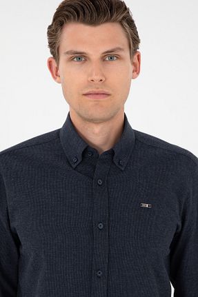 پیراهن سرمه ای مردانه رگولار U.S. Polo Assn. - کد 887084473