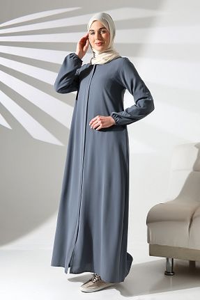 کلاه و ابایا طوسی زنانه پنبه پلی استر ihvanonline - کد 665609938
