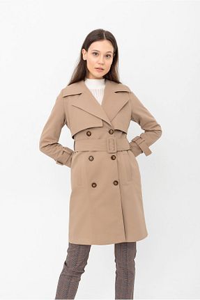 ترنچکت بژ زنانه %100 پنبه PASTELASTORE - کد 696201940