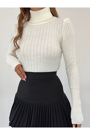 پلیور سفید زنانه ساده Modamorfo - کد 759205624
