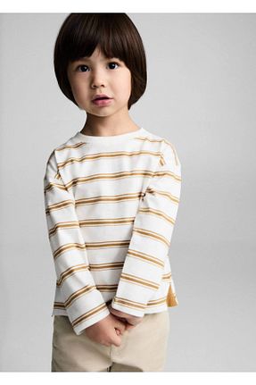 تیشرت زرد بچه گانه رگولار MANGO Baby - کد 887245123
