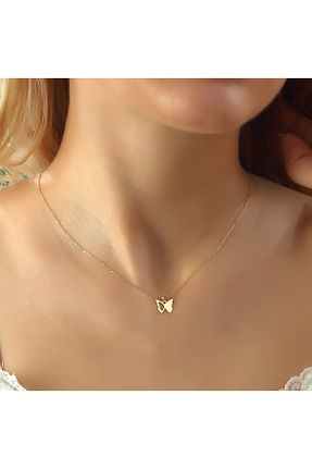 گردنبند طلا زرد زنانه 14 عیار Glorria - کد 112476247