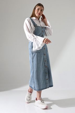 لباس آبی زنانه جین ensade - کد 831922737