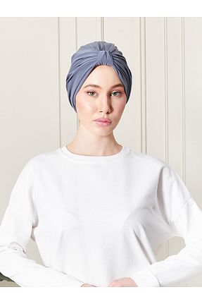 روسری طوسی پلی استر ada sanatsal - کد 864359535