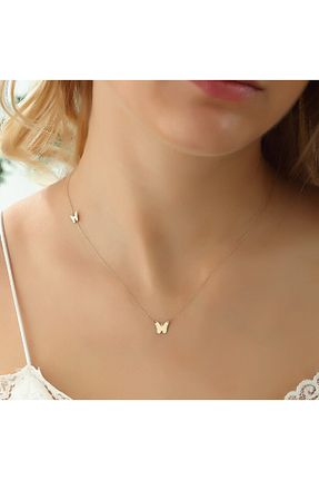 گردنبند طلا زرد زنانه 14 عیار Glorria - کد 112475707